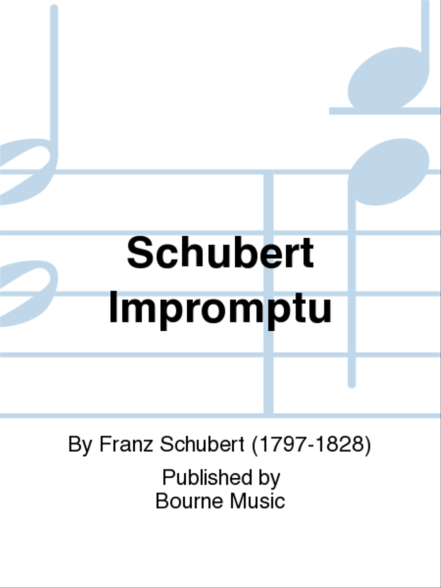 Schubert Impromptu Concert Band scores gallery preview page 1