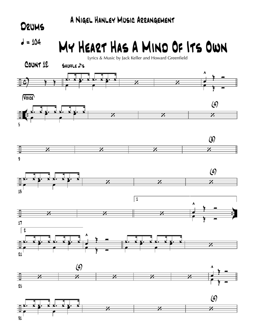 My Heart Has A Mind Of Its Own Small Ensemble scores gallery preview page 2