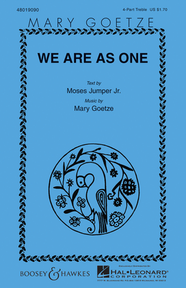 Book cover for We Are as One
