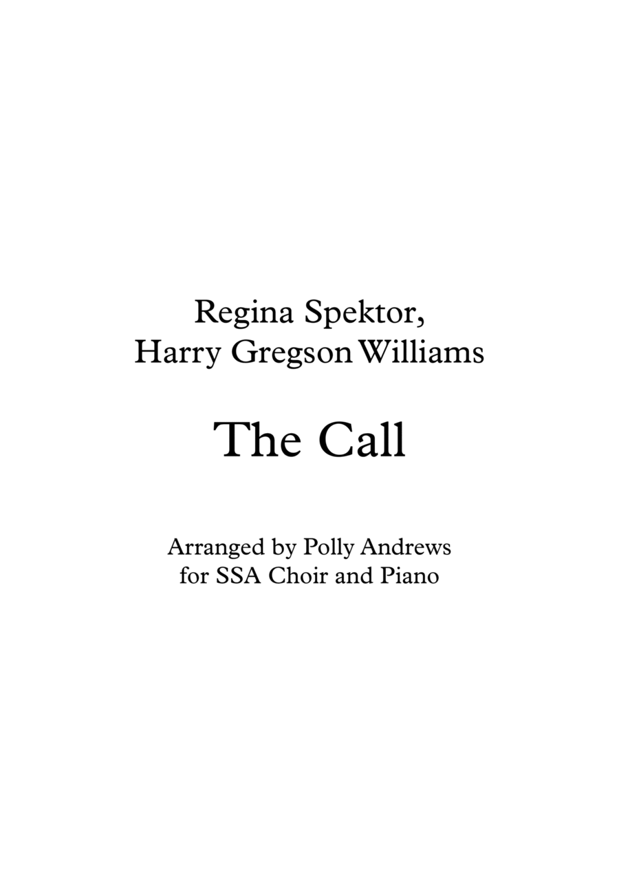 The Call SSA scores gallery preview page 1