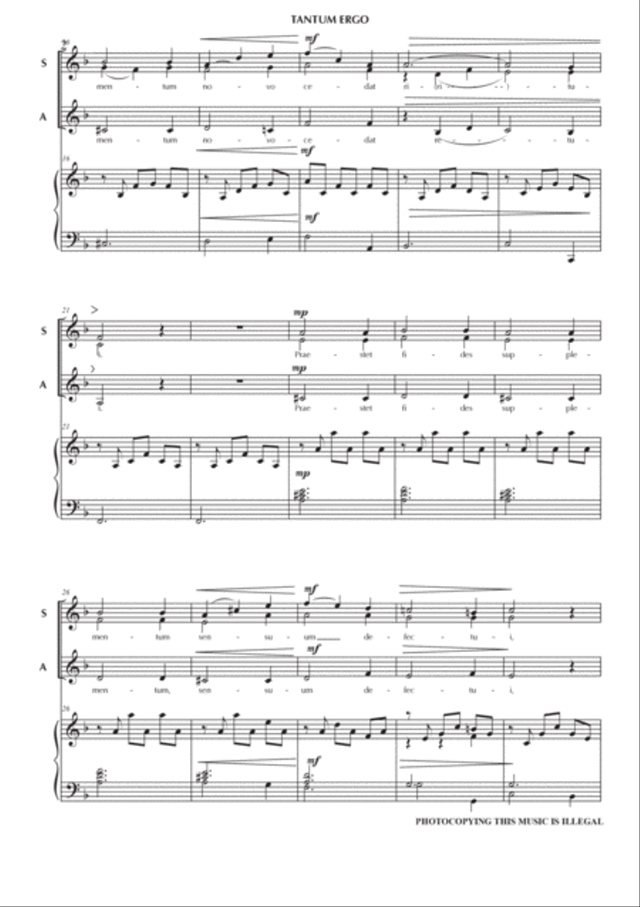 Tantum Ergo SSA scores gallery preview page 3
