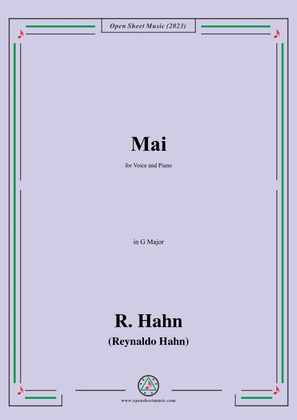 R. Hahn-Mai,in G Major