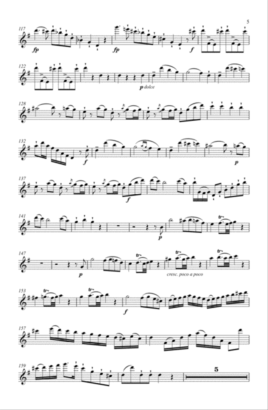 Flute Quartet Hoffmeister Small Ensemble scores gallery preview page 6