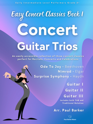 Book cover for Easy Concert Classics - Guitar Trios Book 1