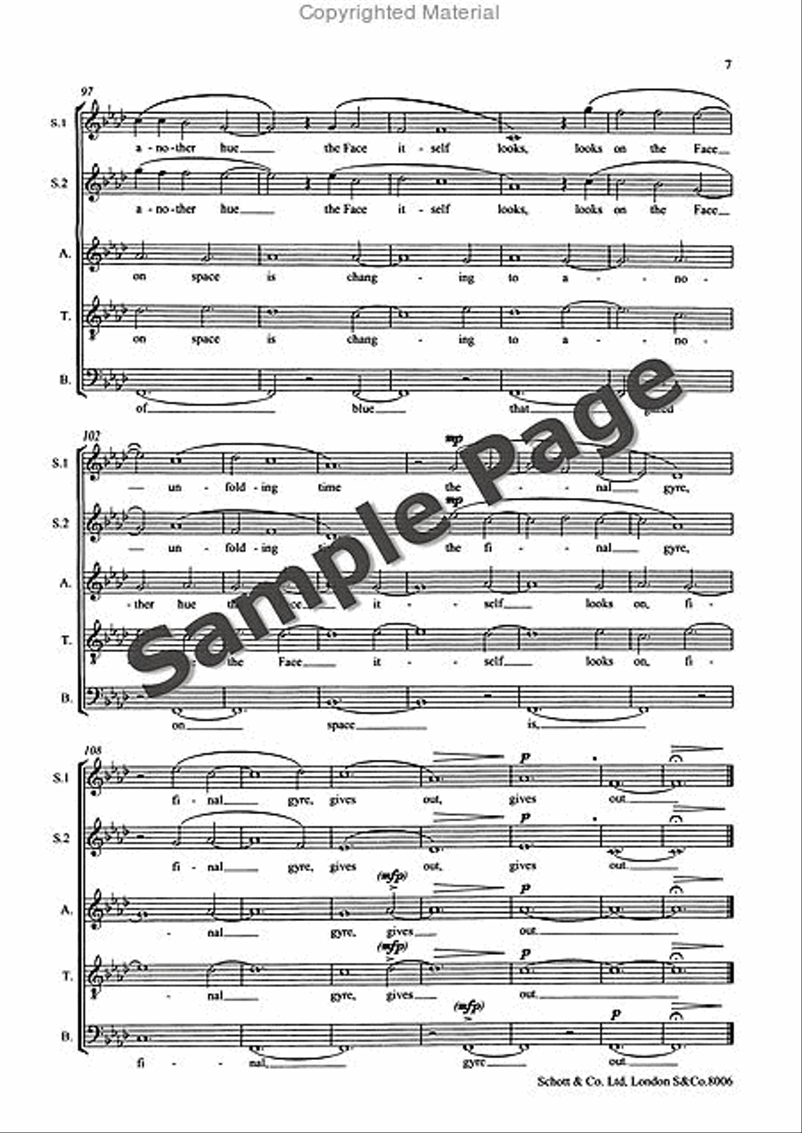 Skywalk (I See the Horizon) SSATB scores gallery preview page 12