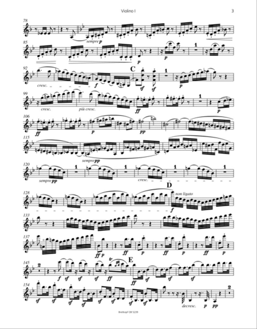 Symphony No. 9 in D minor Op. 125 4-Part scores gallery preview page 3