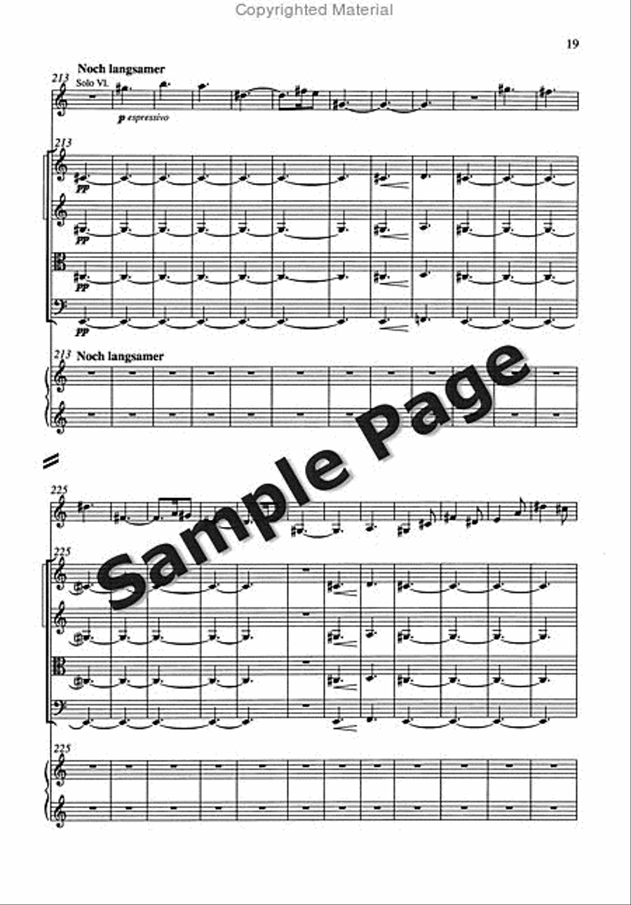 Gloriola Satb/strings/pf Score 4-Part scores gallery preview page 20