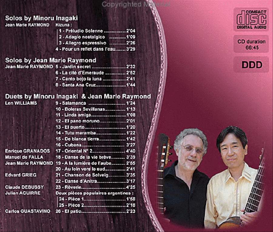 Kizuna (CD) Jean-Marie Raymond, Minoru Inagaki CD scores gallery preview page 2