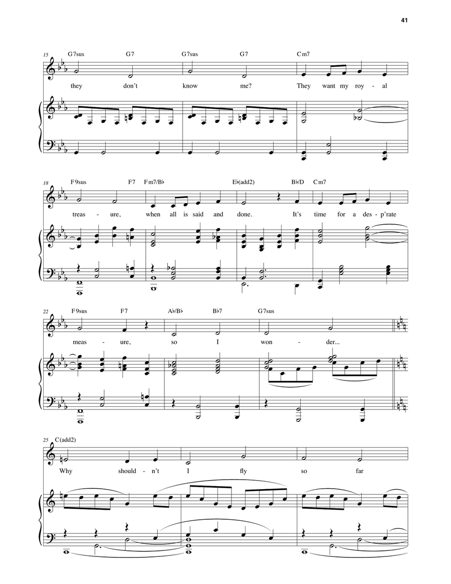 These Palace Walls (from Aladdin: The Broadway Musical) Voice scores gallery preview page 2
