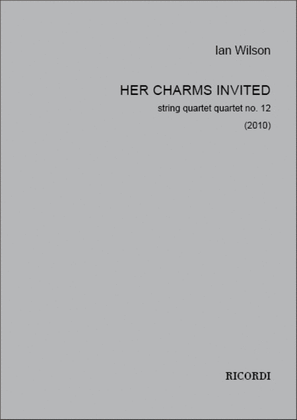 Book cover for Her Charms Invited, Quartet N. 12 (2010)