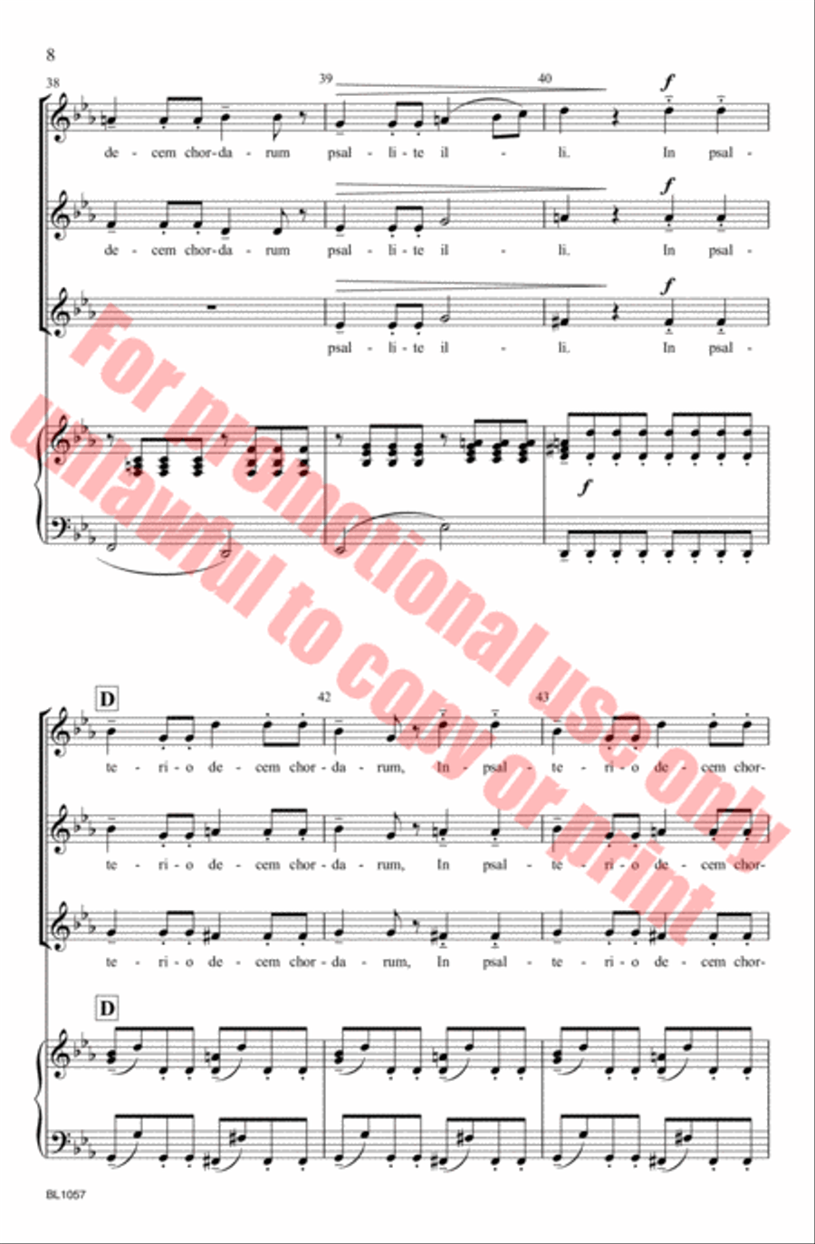 Exultate Justi SSA scores gallery preview page 9
