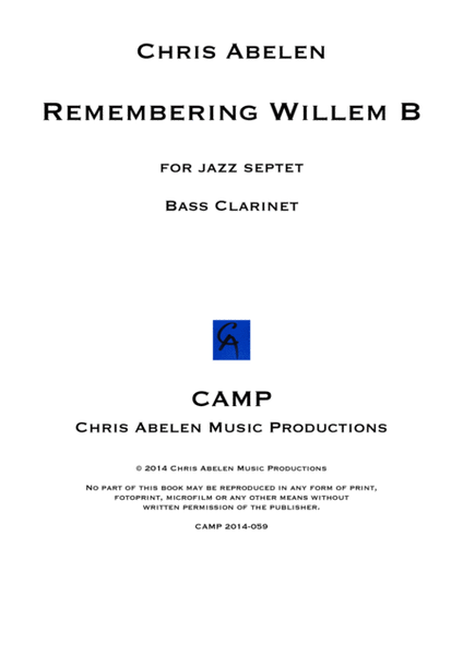 Remembering Willem B - bass clarinet image number null