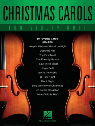 Book cover for Christmas Carols for Violin Duet