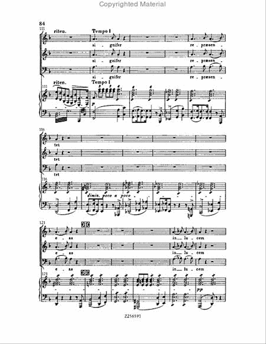 Grande Messe du Morts, H 75 Choir scores gallery preview page 84
