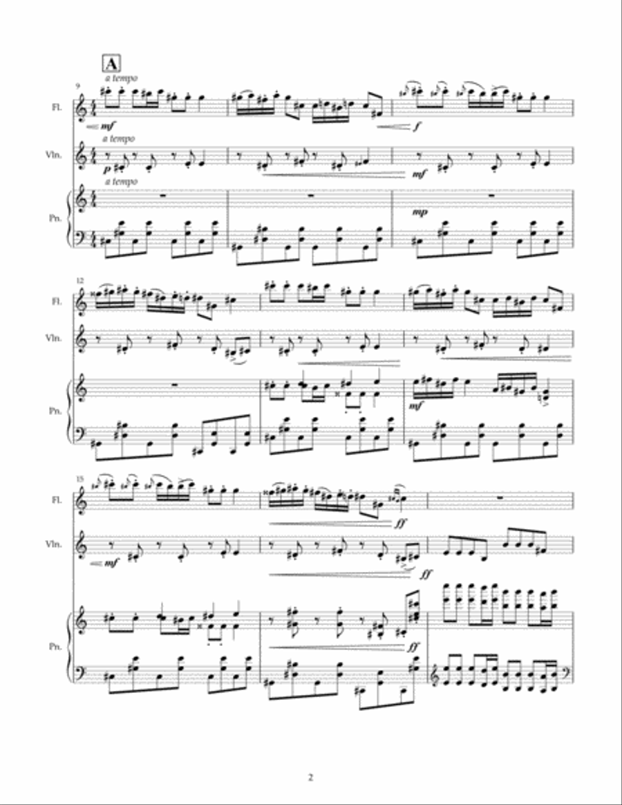 Tanec Flute scores gallery preview page 2