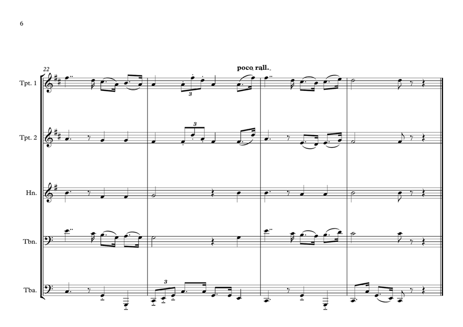 Belgiun National Anthem for Brass Quintet (