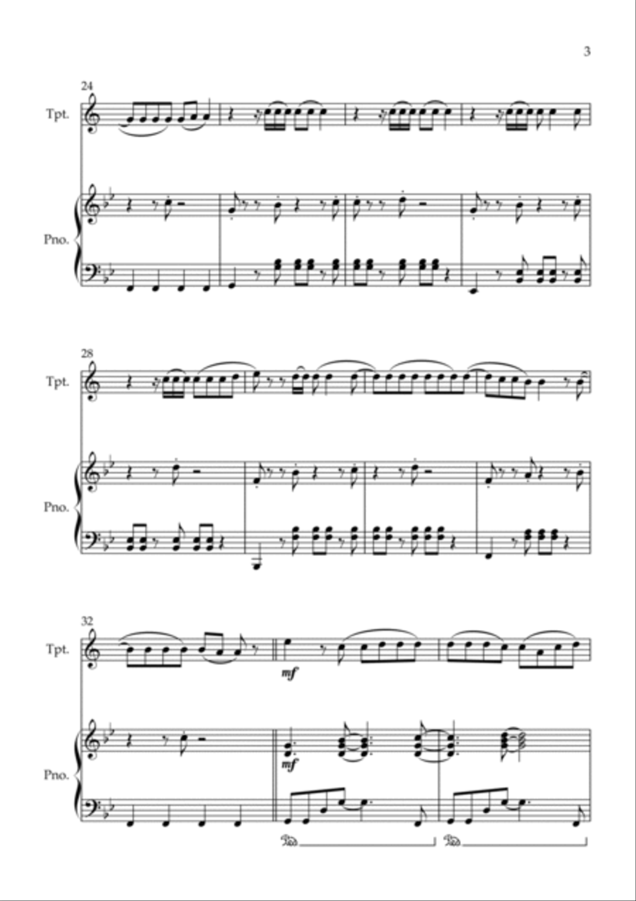 Shivers B-Flat Trumpet scores gallery preview page 3