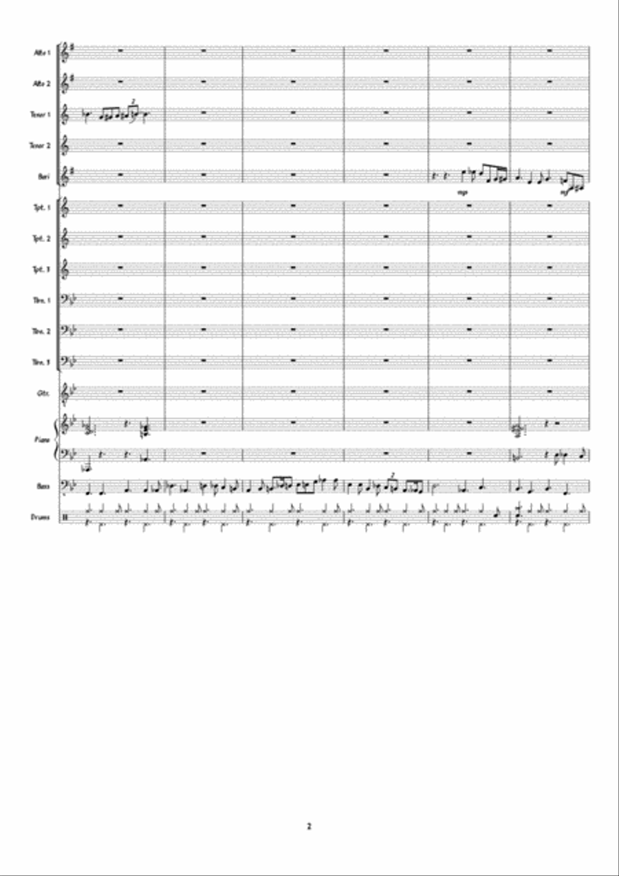 Barthelemy's Scherzo Jazz Ensemble scores gallery preview page 2