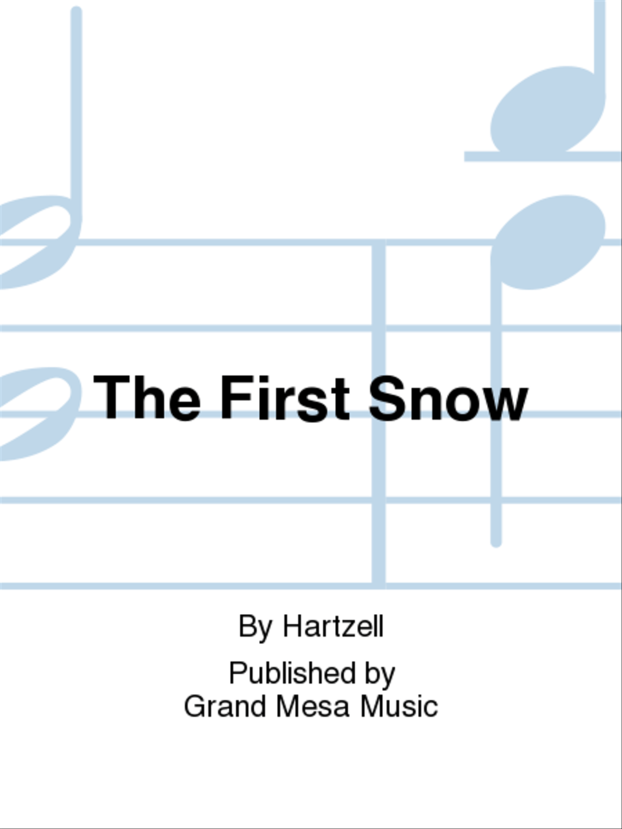 The First Snow The First Snow Clarinet Duet scores gallery preview page 1
