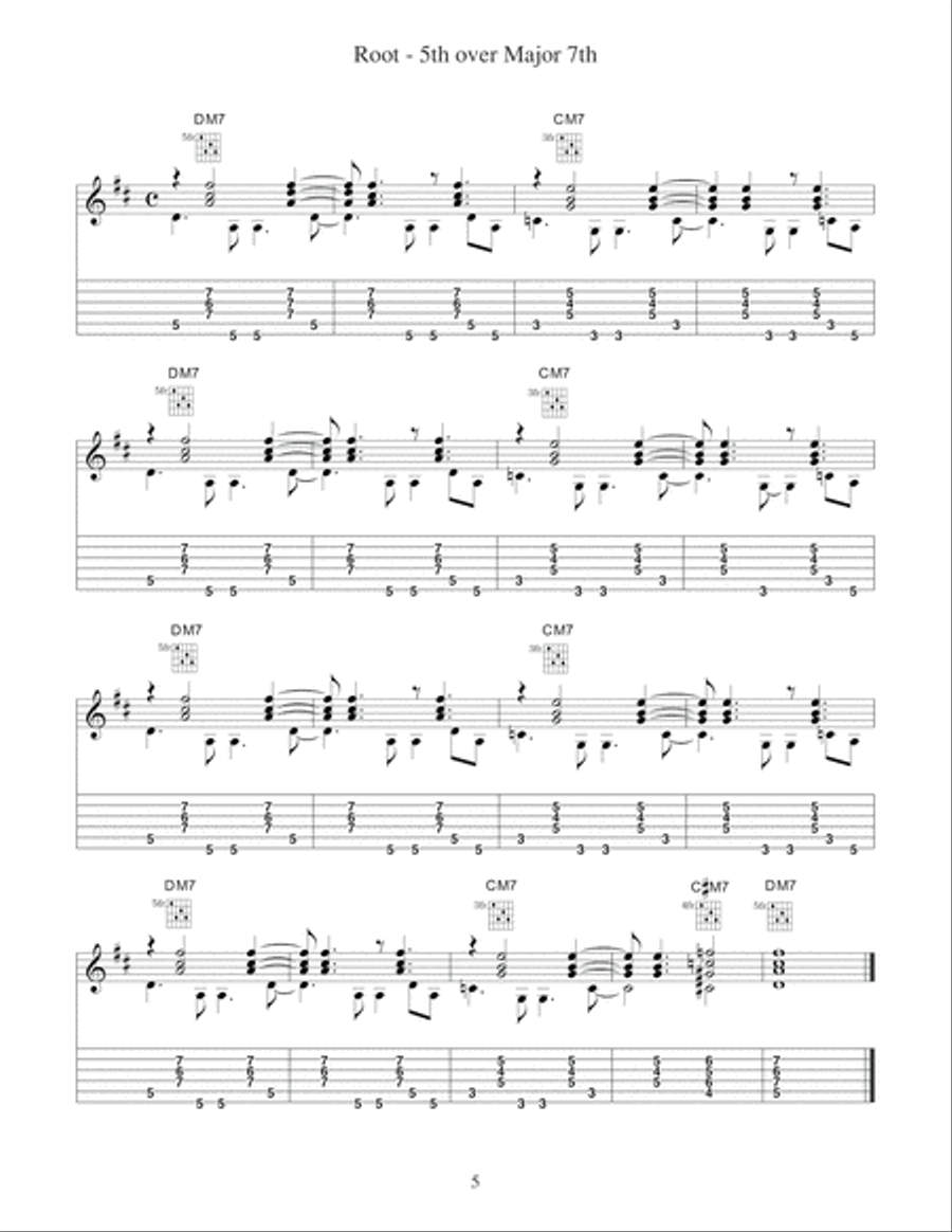 Walking Bass Solos [for Guitar] Electric Guitar scores gallery preview page 6