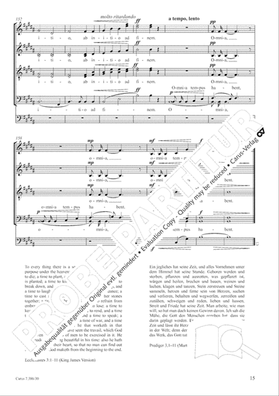 Omnia tempus habent Divisi scores gallery preview page 15