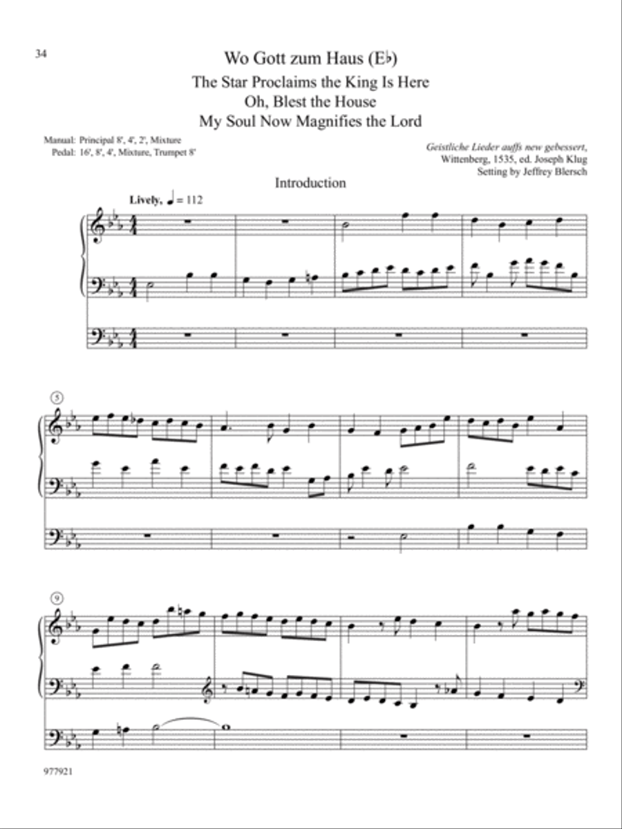 Introductions, Harmonizations, Accompaniments, Interpretations, Vol. 9 Organ scores gallery preview page 10