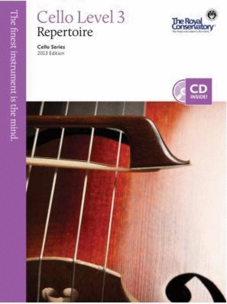 Cello Repertoire Lev 3 Cello Series 2013 Ed