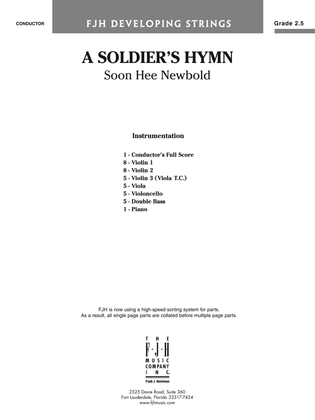 A Soldier's Hymn: Score