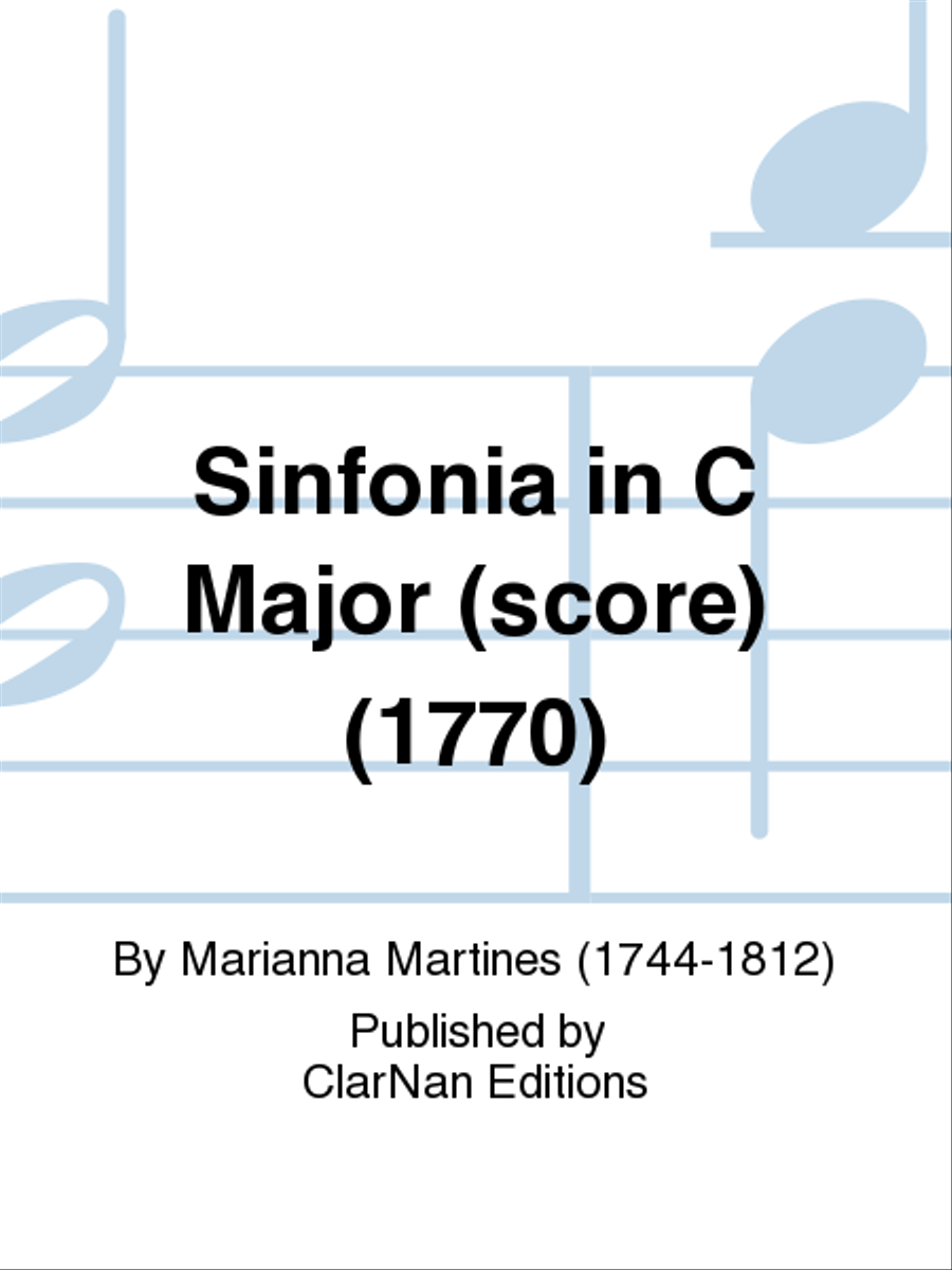 Sinfonia in C Major (score) (1770) Oboe scores gallery preview page 1