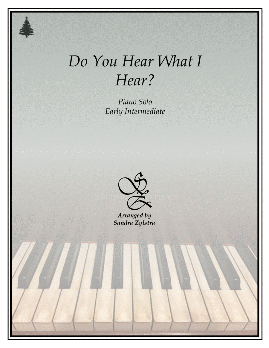 Do You Hear What I Hear Piano Solo scores gallery preview page 1