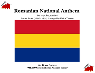 Book cover for Romanian National Anthem Deșteaptă-te, române! for Brass Quintet