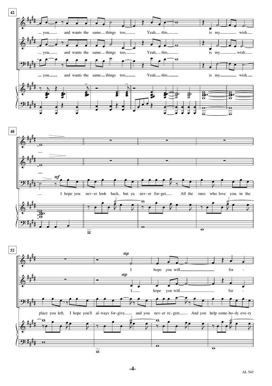 My Wish 3-Part scores gallery preview page 4