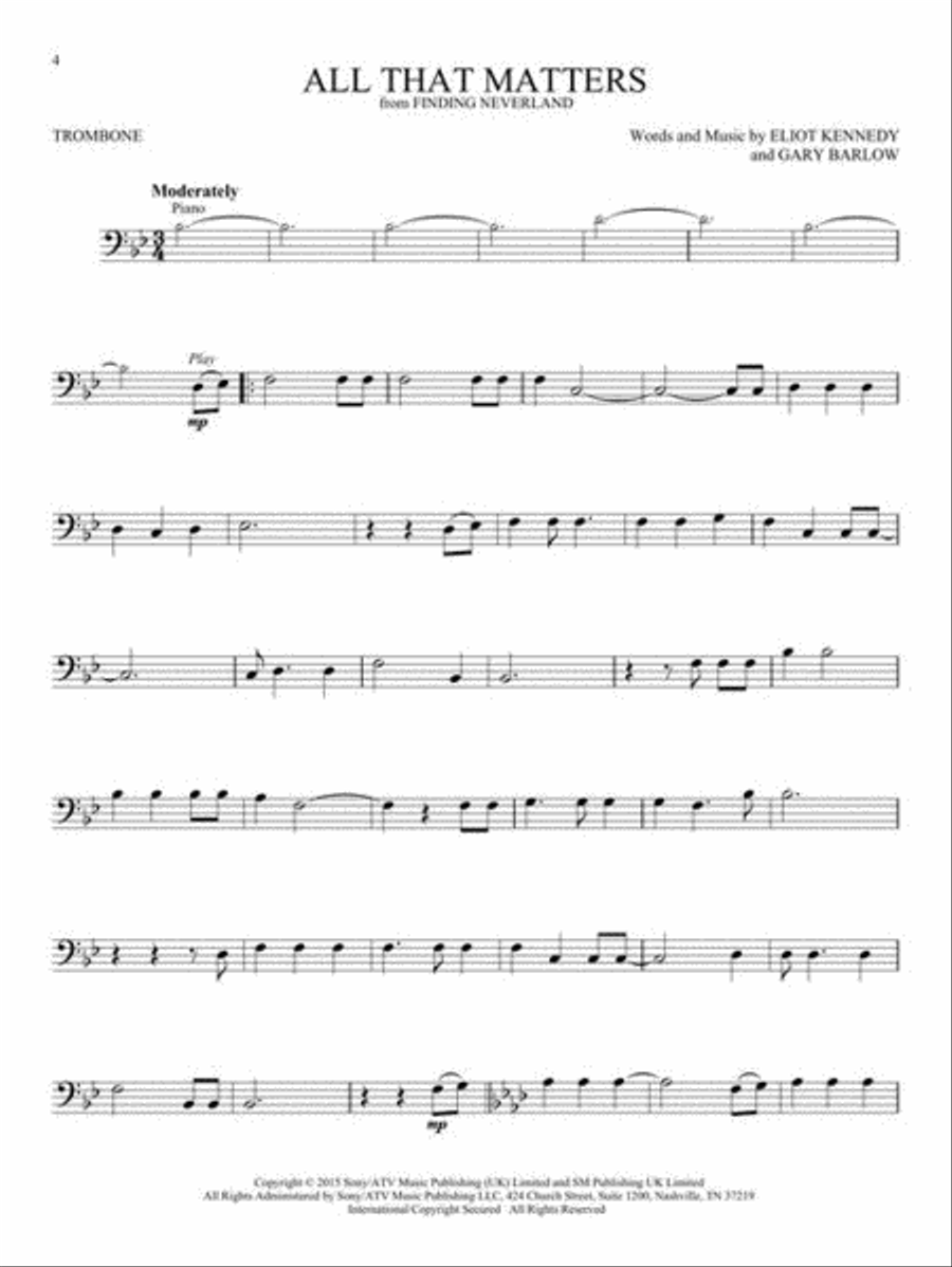 Contemporary Broadway Contemporary Broadway Trombone scores gallery preview page 4