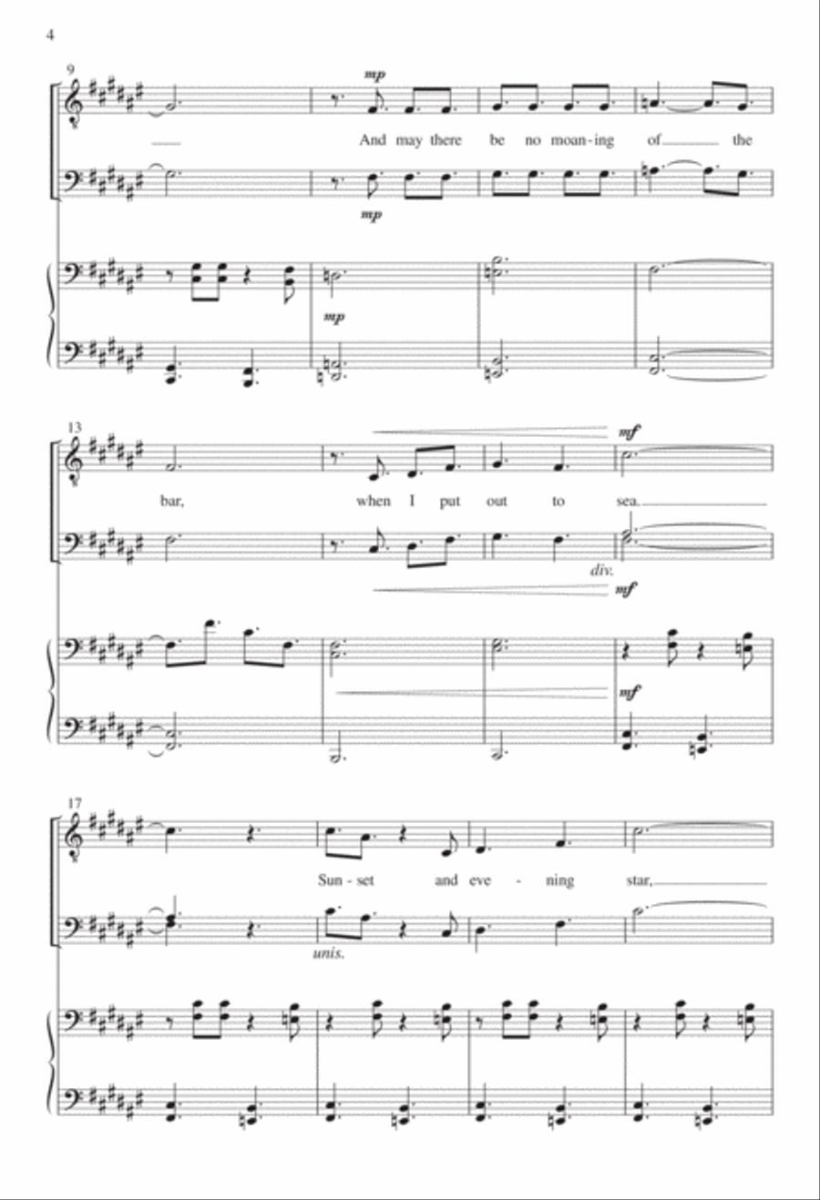 Crossing the Bar Crossing the Bar 3-Part scores gallery preview page 3