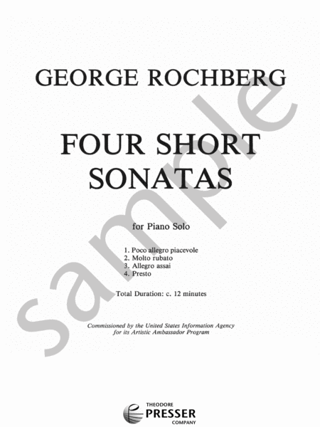 Four Short Sonatas
