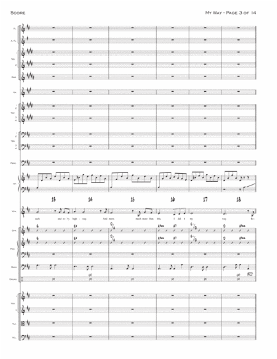 My Way Jazz Ensemble scores gallery preview page 3