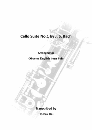 Cello Suite no.1 for oboe or english horn solo.