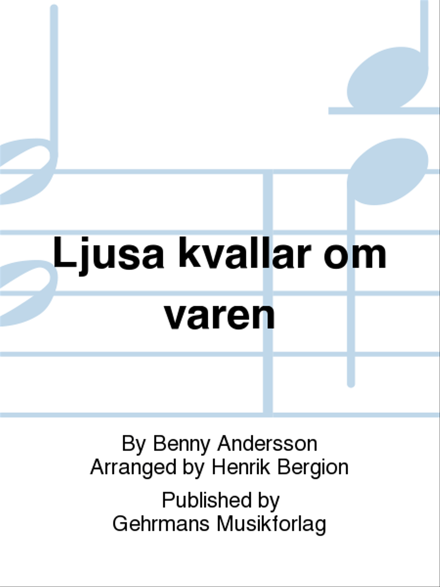 Ljusa kvallar om varen Ljusa kvallar om varen 4-Part scores gallery preview page 1