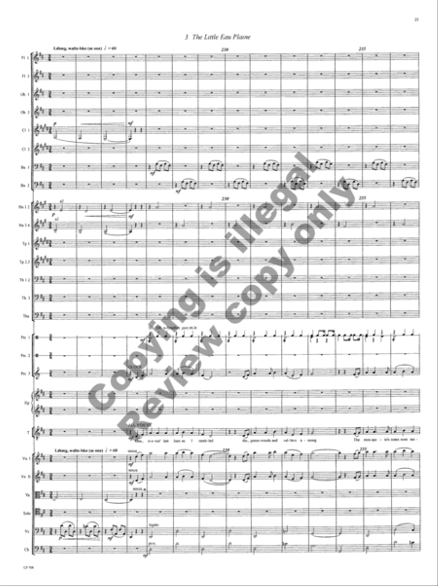 American Folk Song Suite (Orchestra Score) Choir scores gallery preview page 81