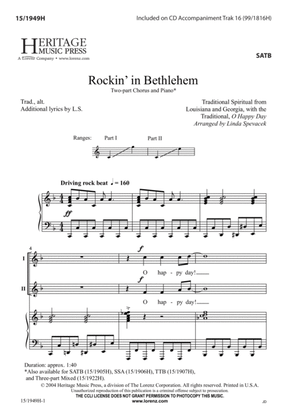 Book cover for Rockin' in Bethlehem