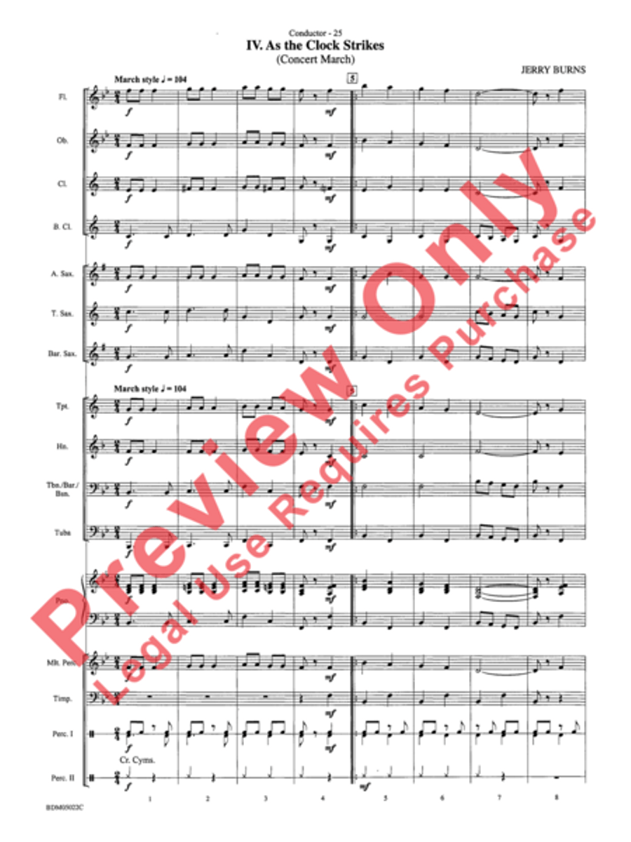 Belwin Beginning Band Kit #1 Concert Band scores gallery preview page 28
