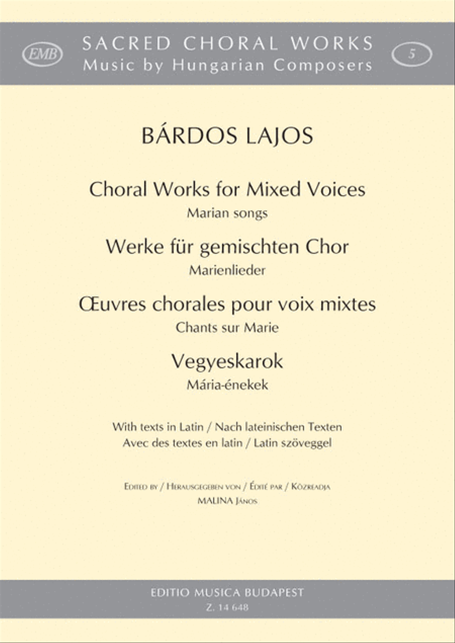 Werke für gemischten Chor - Marienlieder STB scores gallery preview page 1