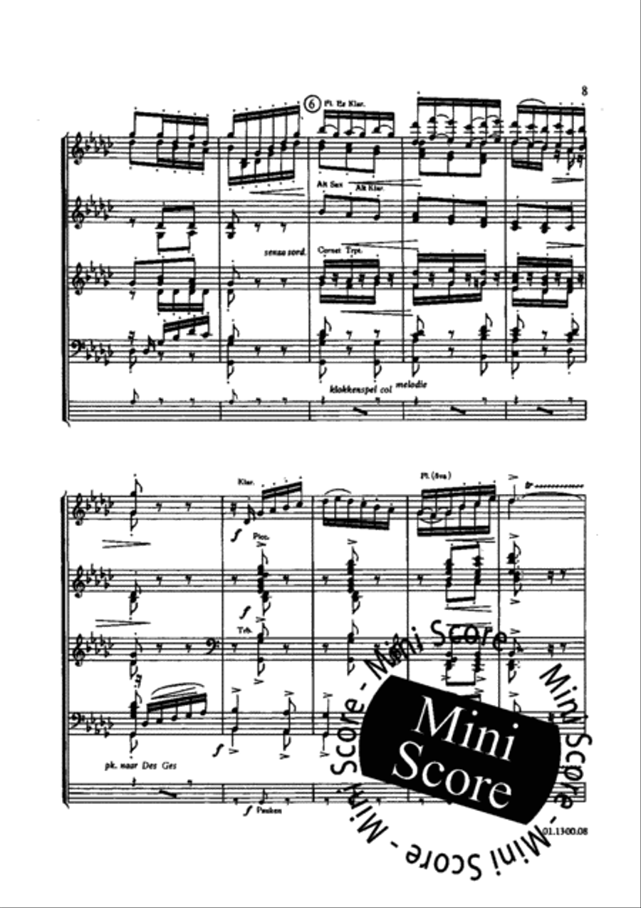 Spaans Nederlandse Dans Concert Band scores gallery preview page 11