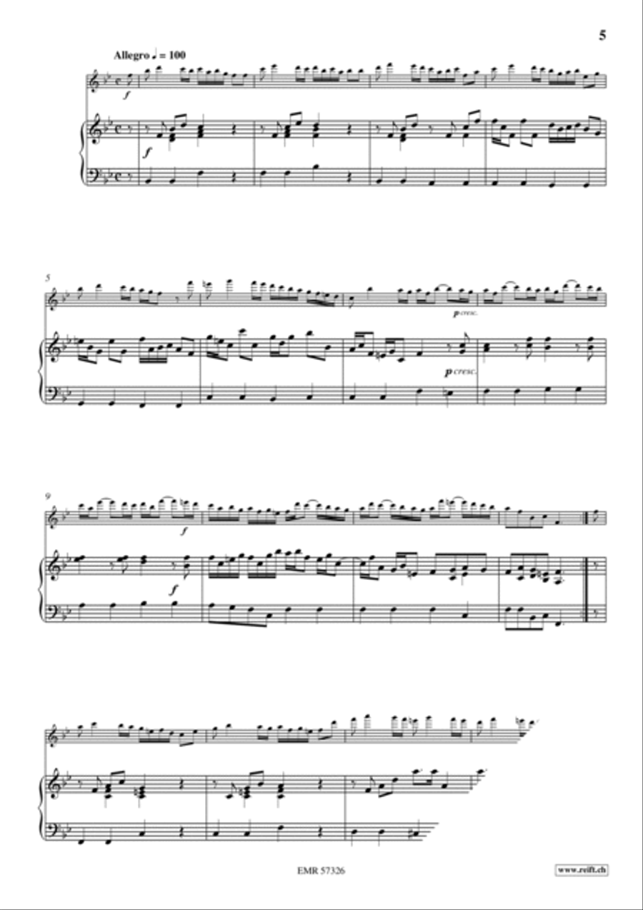 Sonata No. 6 Sonata No. 6 Flute Solo scores gallery preview page 6
