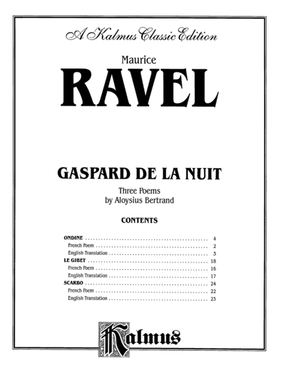 Gaspard de la nuit