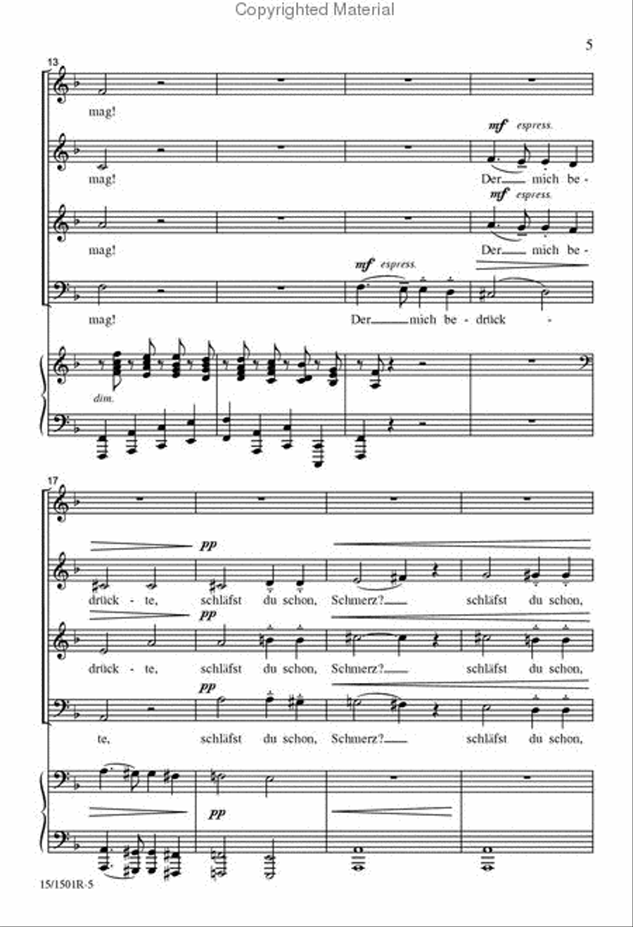 Abendlied 4-Part scores gallery preview page 4