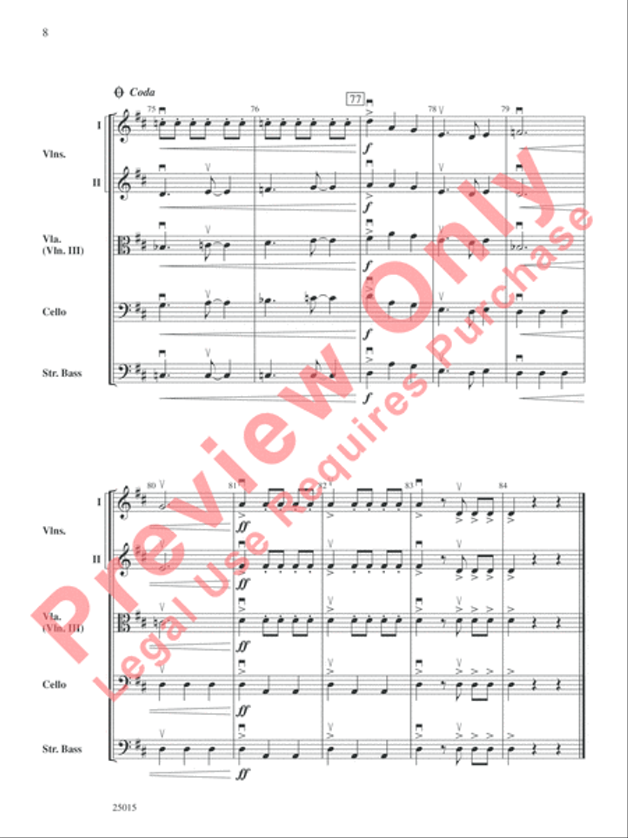 Rockport Images String Orchestra scores gallery preview page 9