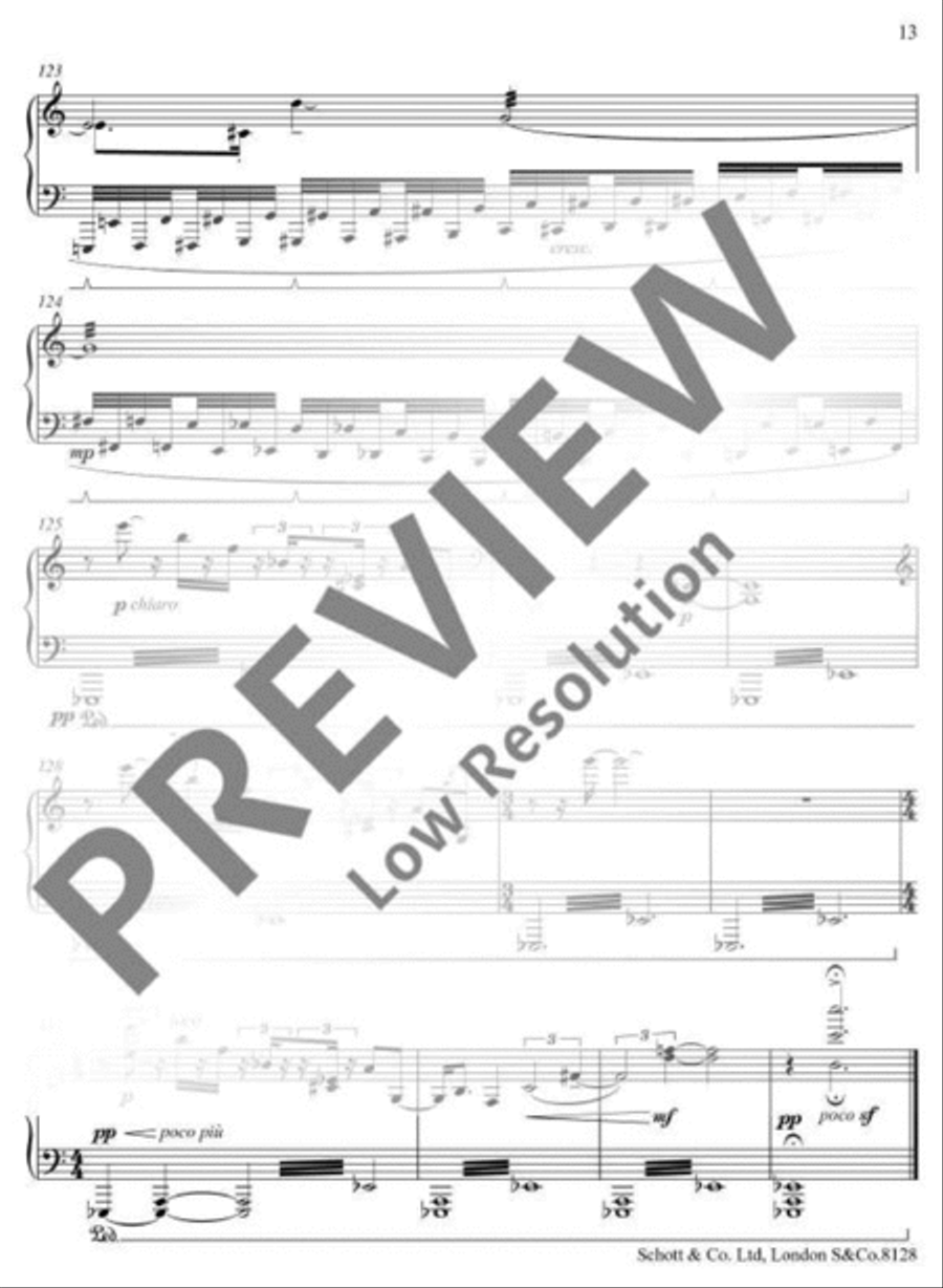 Notte Oscura Piano Solo scores gallery preview page 16
