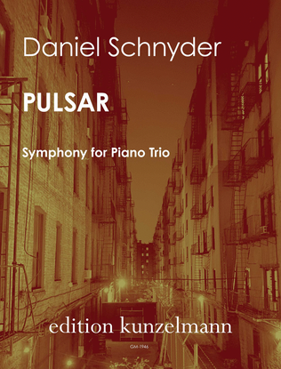 Book cover for Pulsar, Symphony for Piano Trio