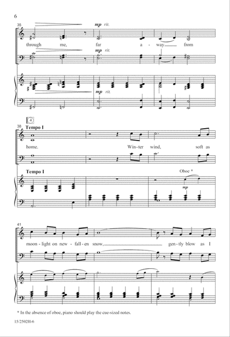 Winter Wind 4-Part scores gallery preview page 7